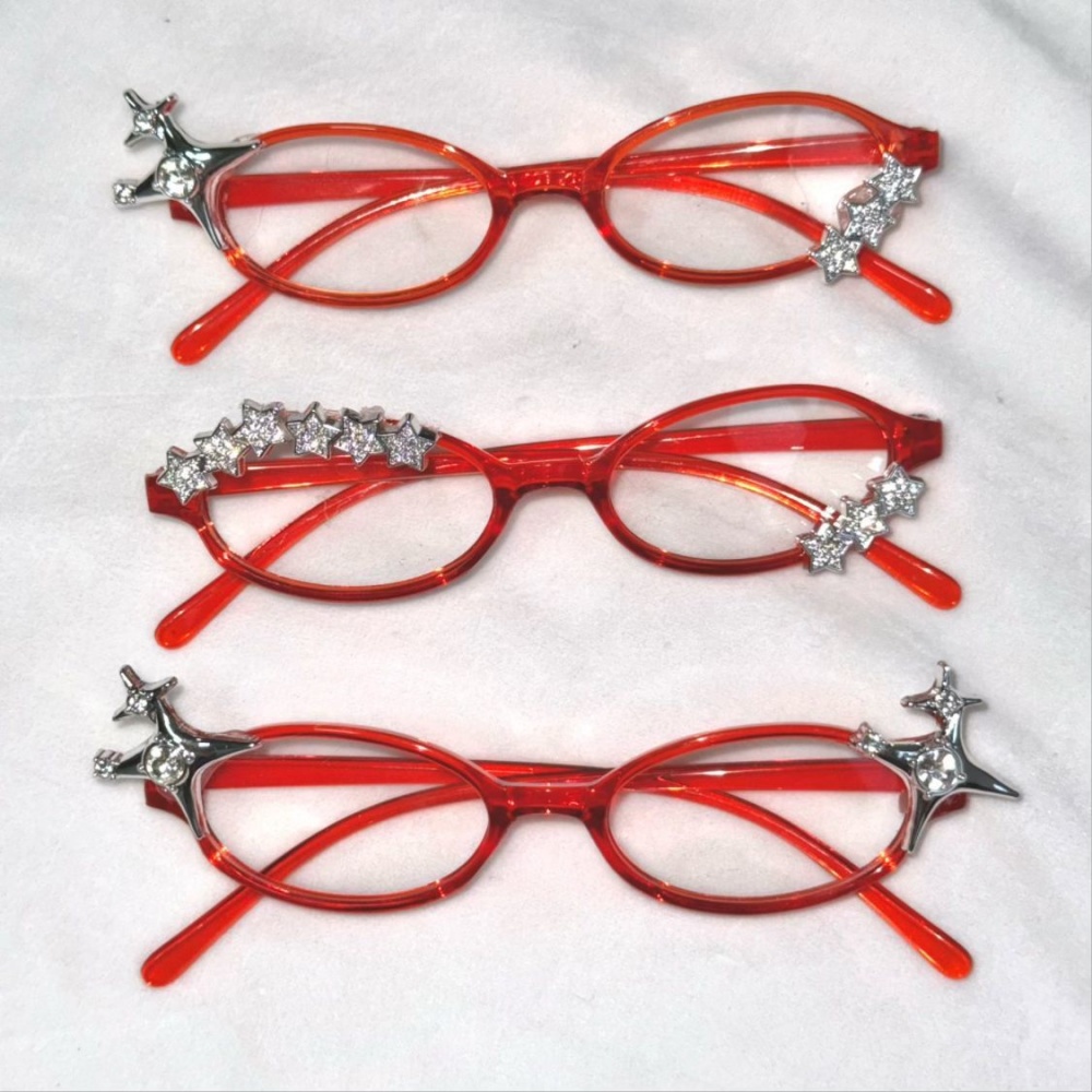 Sunglasses Cat Eye - Occhiali Decorativi Y2K con Strass a